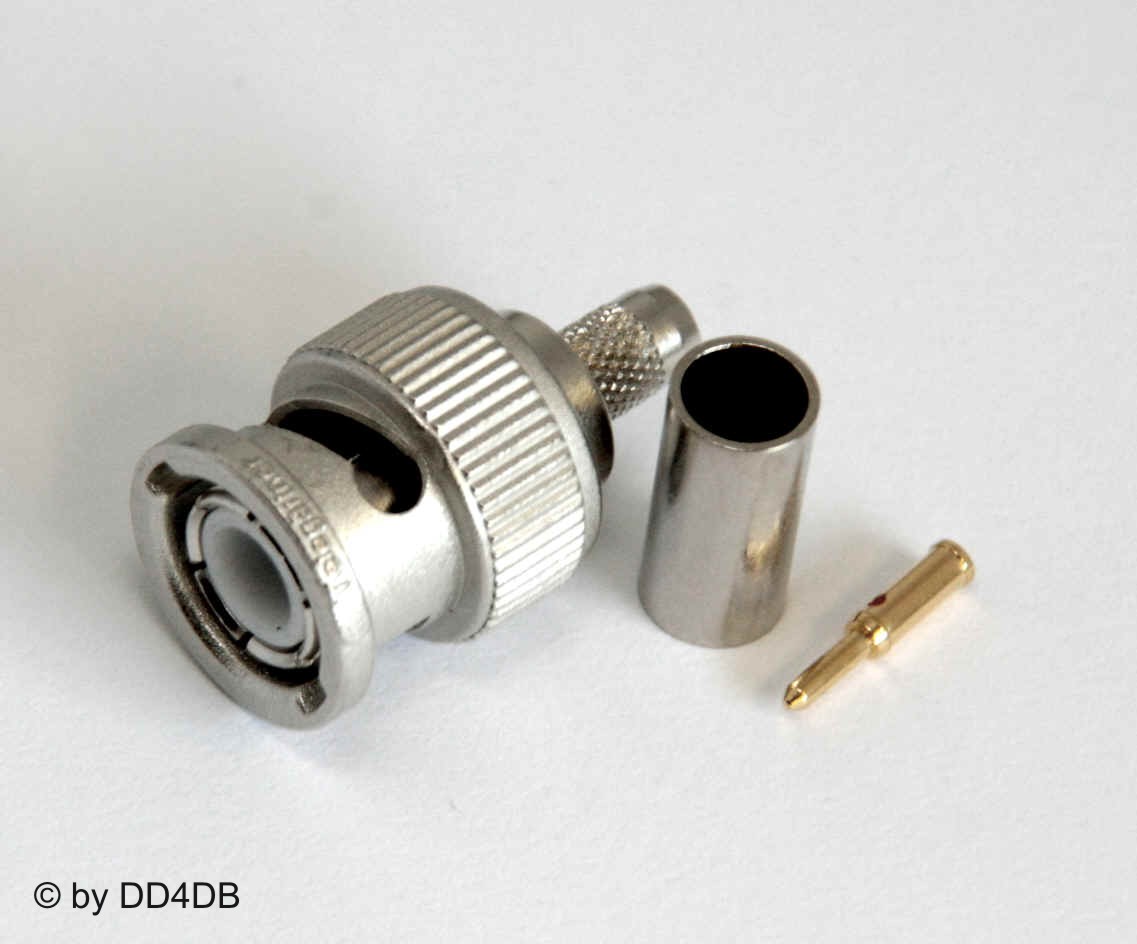 BNC-Stecker Crimp RG-58