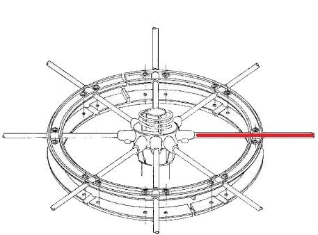 Radial Ersatzteil Blizzard / 827 Sirio