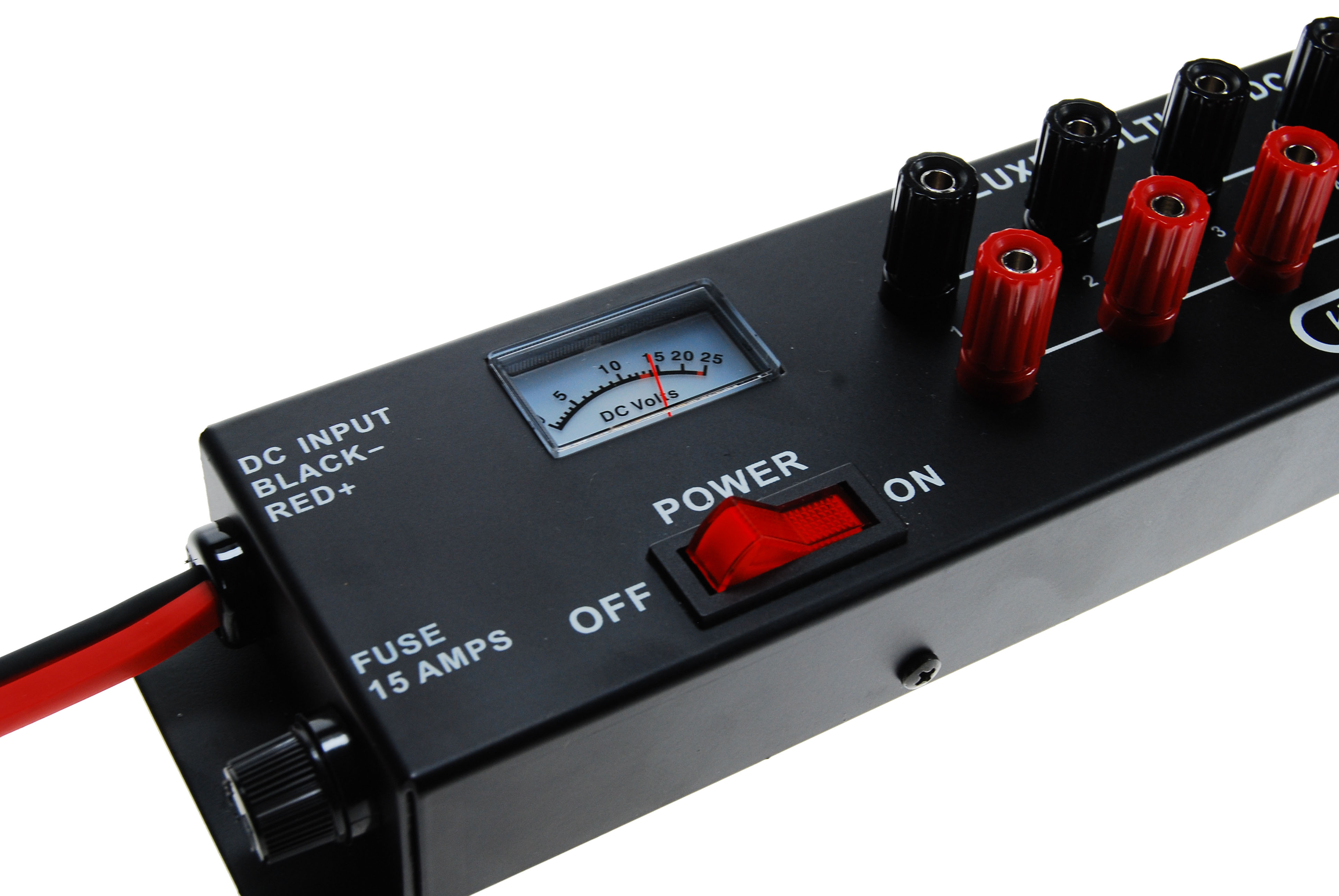 KDC-3 Verteilerleiste m. Voltmeter