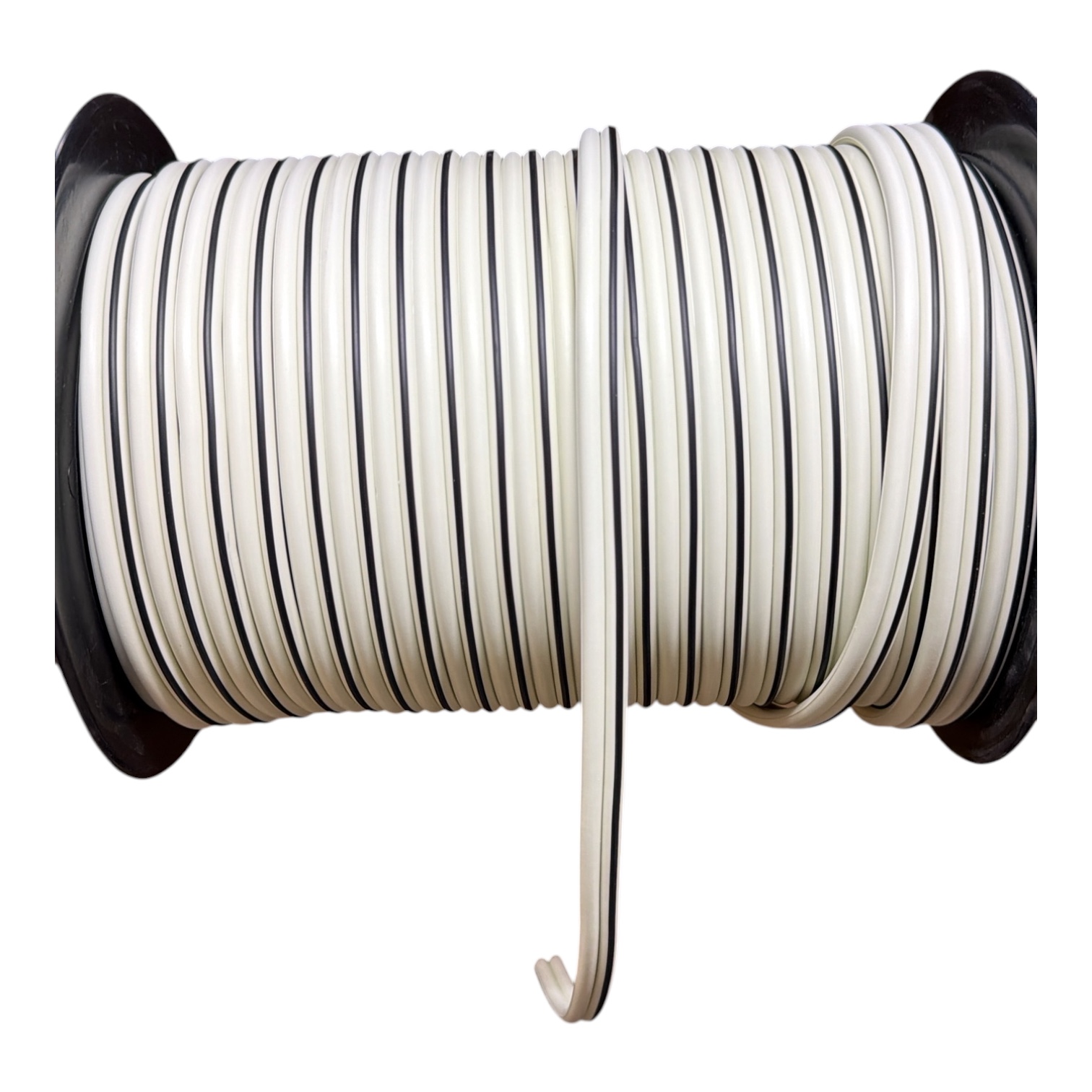 DC-Kabel / Lautsprecherkabel 2x4 mm²  weiss OFC